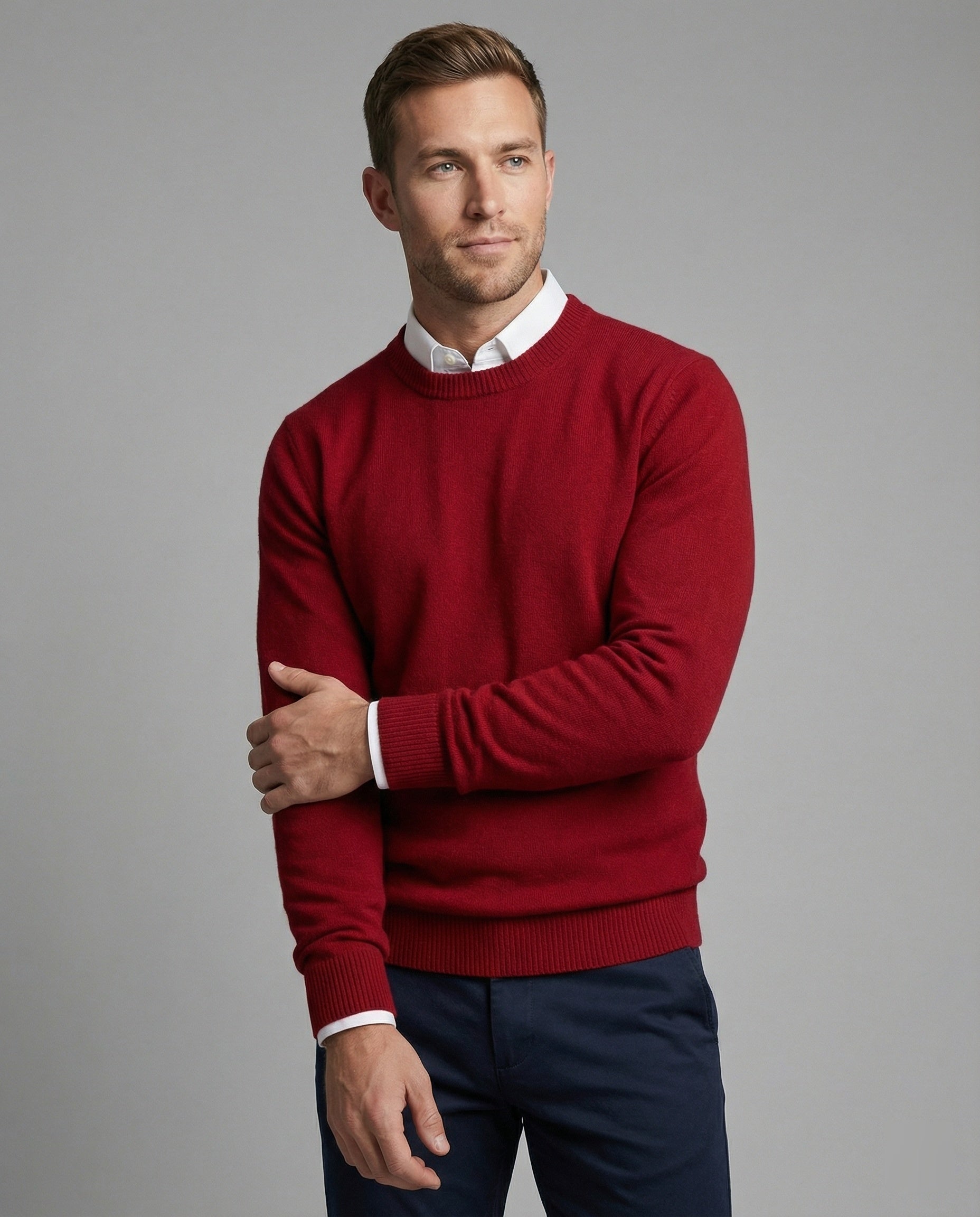 R&B | Luxuriöser Cashmere Herrenpullover
