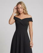 R&B | Elegantes Off-Shoulder Langes Catwalk Abendkleid