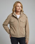 Freizeitkleidung Damen Velours Feldjacke