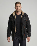 Warme Gefütterte Winterjacke