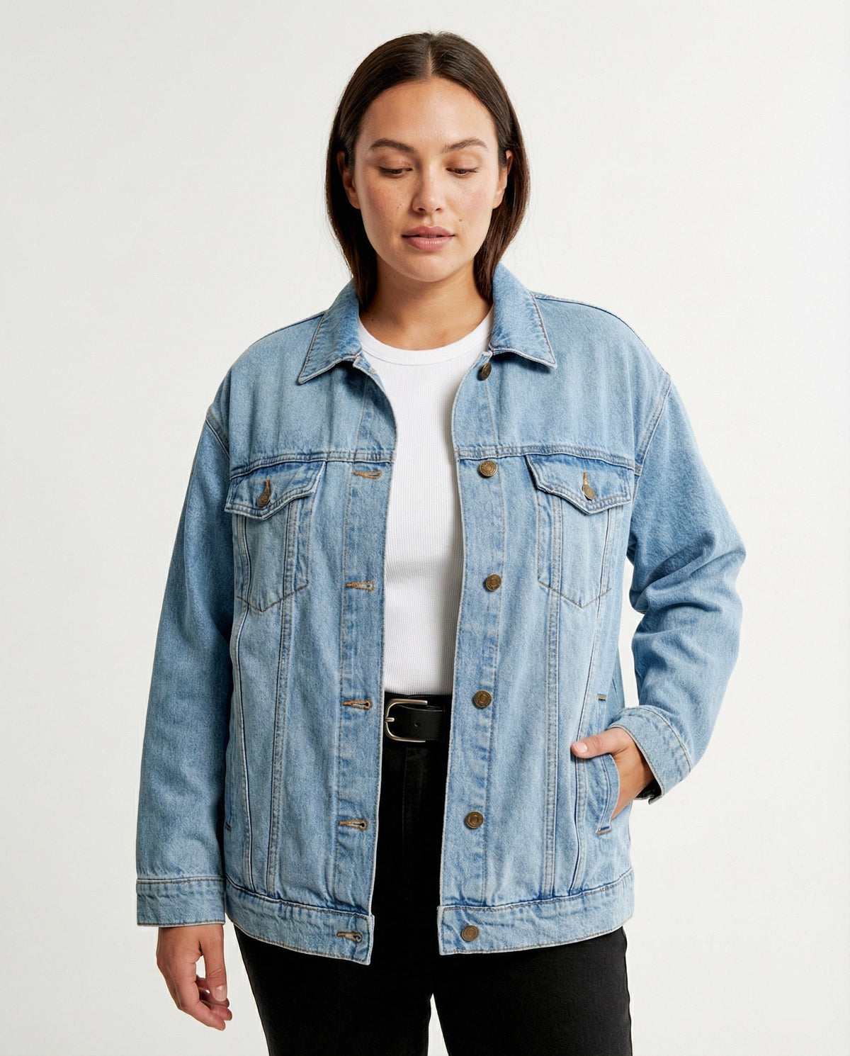 Übergangsjacke Damen sportlich Jeans