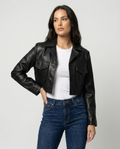 Leichte Steppjacke Damen mit Cropped Schnitt und Taschen