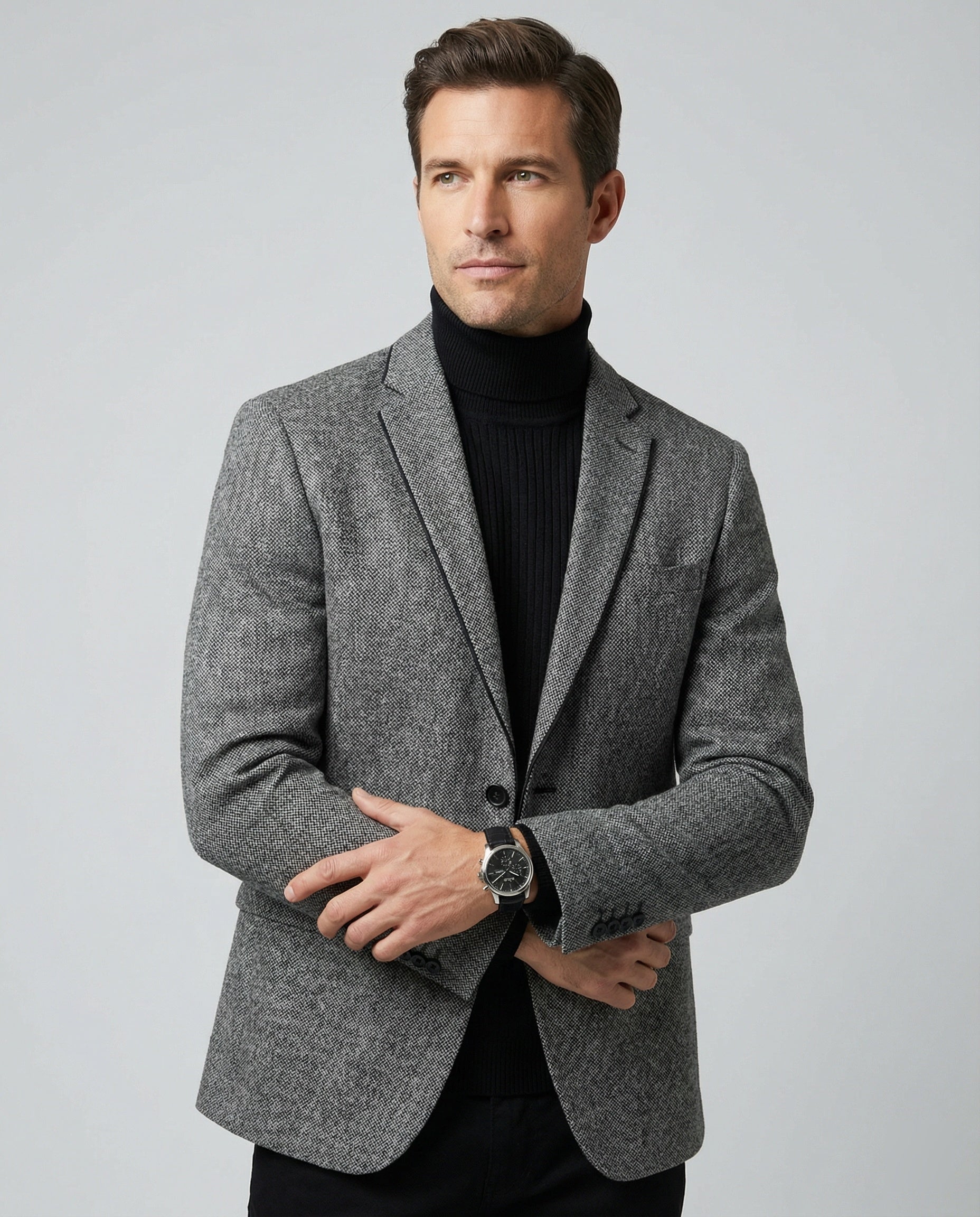Herren Business Sakko Glencheck Slim Fit