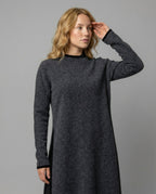Langes Damen Midikleid in Lockerer Form mit Seitenschlitz - R&B