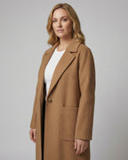 R&B | Langer Wollmantel für Damen