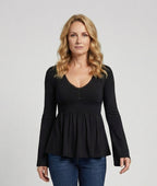 Tunika Damen Langarm Boho