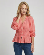 Bluse Damen Lässig Tailliert