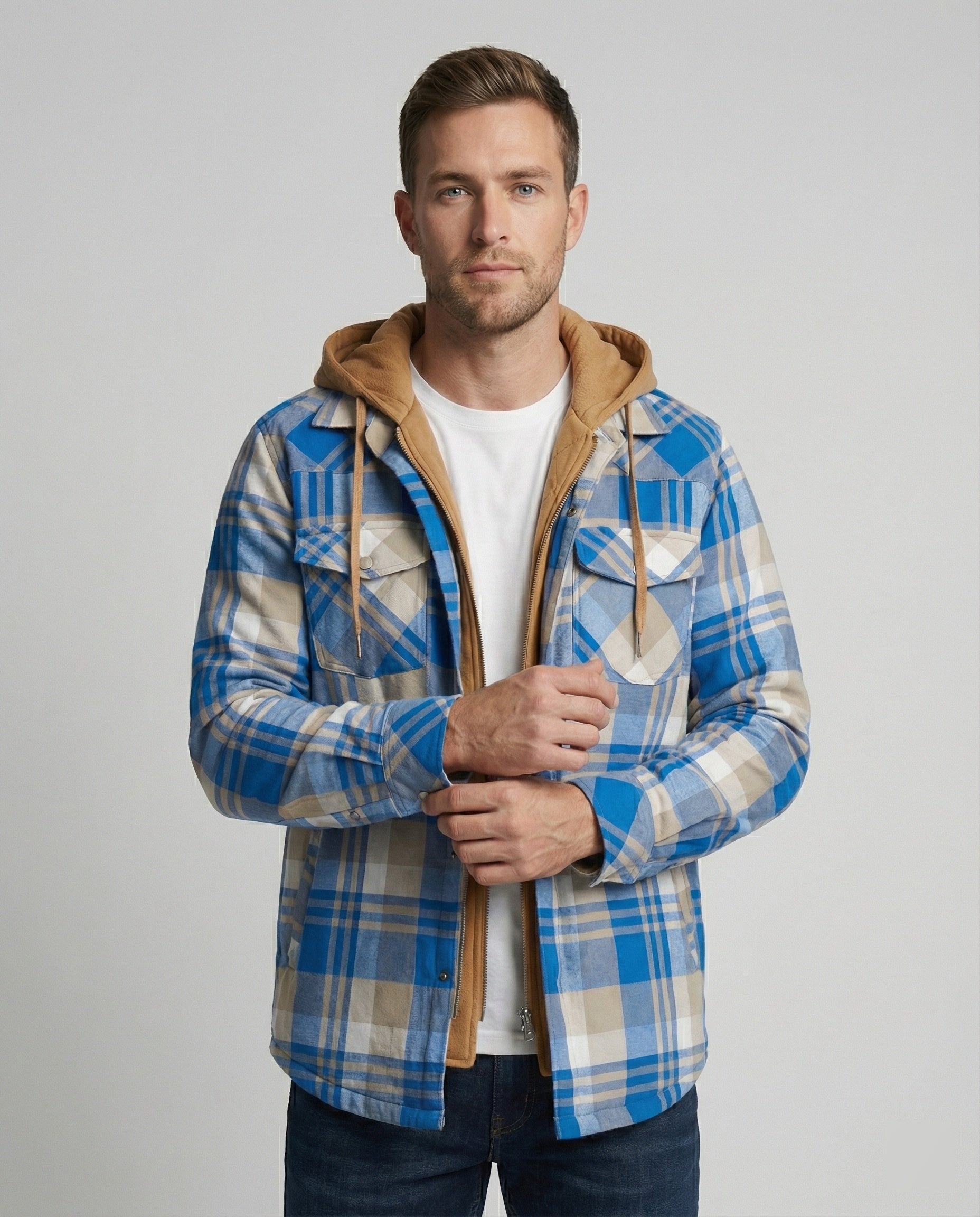 Gefütterte Holzfällerjacke Herren