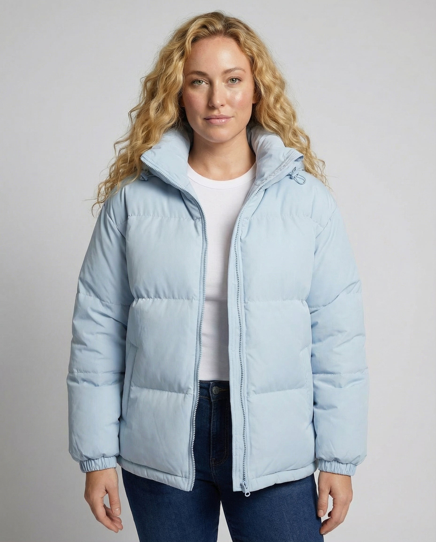 R&B | Warme, Gepolsterte Jacke mit Kapuze für Frauen