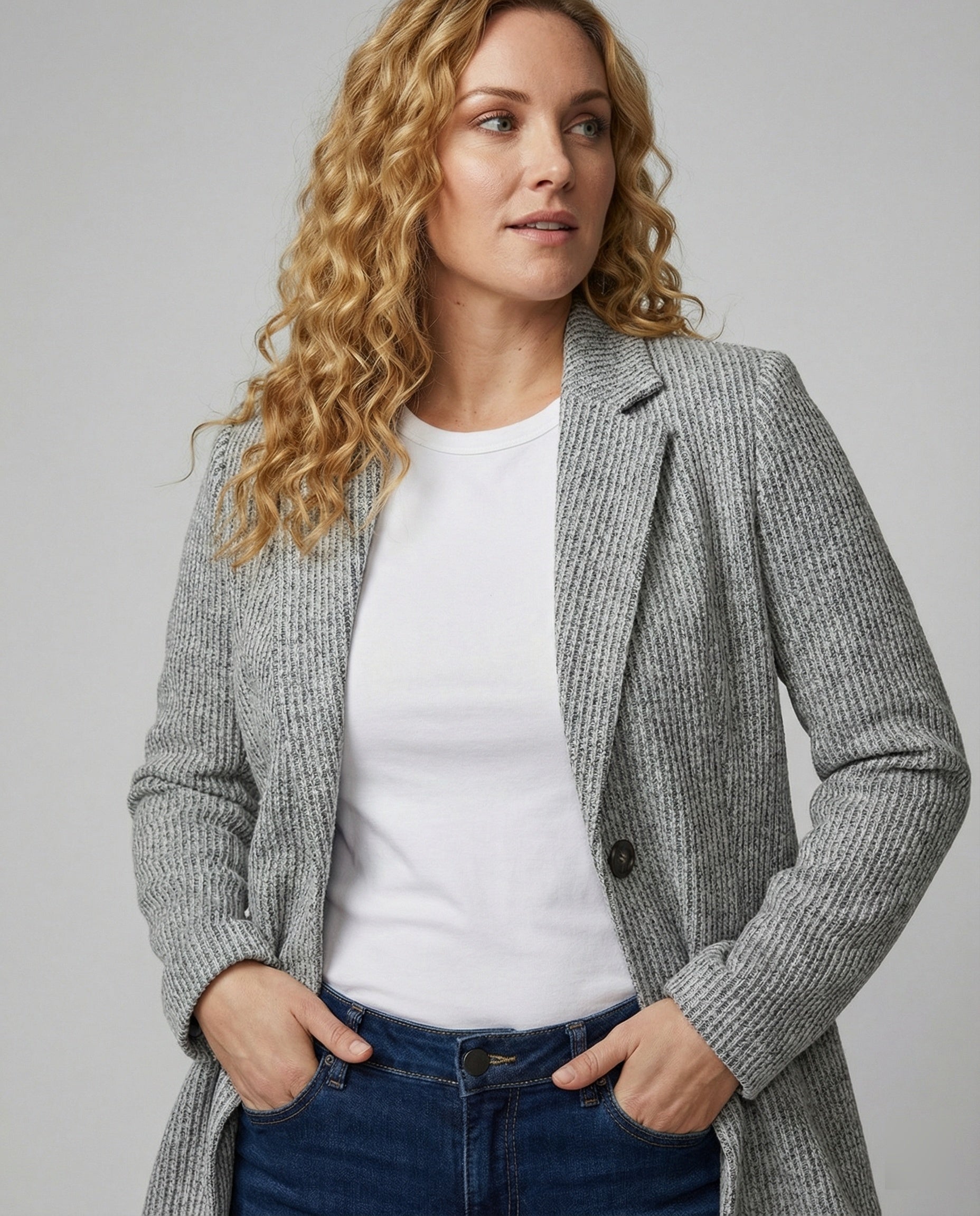 Damen Elegante Strickjacke