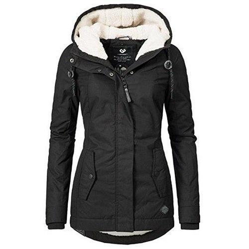 R&B | warmer Parka mit verstellbarer Kapuze