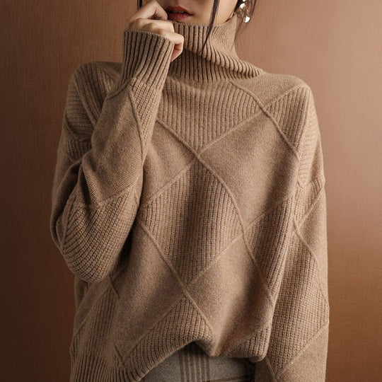 R&B - Stilvolle Pullover mit Rollkragen für Frauen