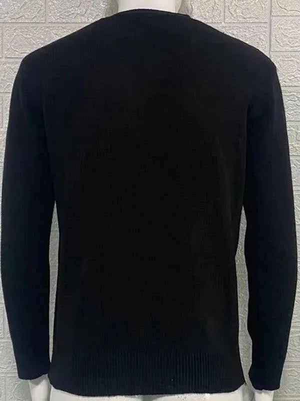 R&B | Ausschnitt Herren Strickjacke Pullover
