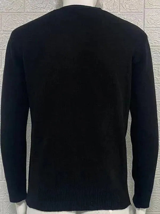R&B | Ausschnitt Herren Strickjacke Pullover