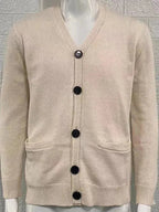 R&B | Ausschnitt Herren Strickjacke Pullover
