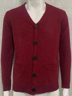 R&B | Ausschnitt Herren Strickjacke Pullover