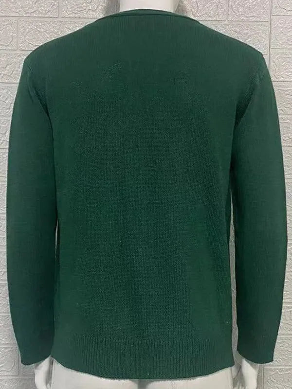 R&B | Ausschnitt Herren Strickjacke Pullover