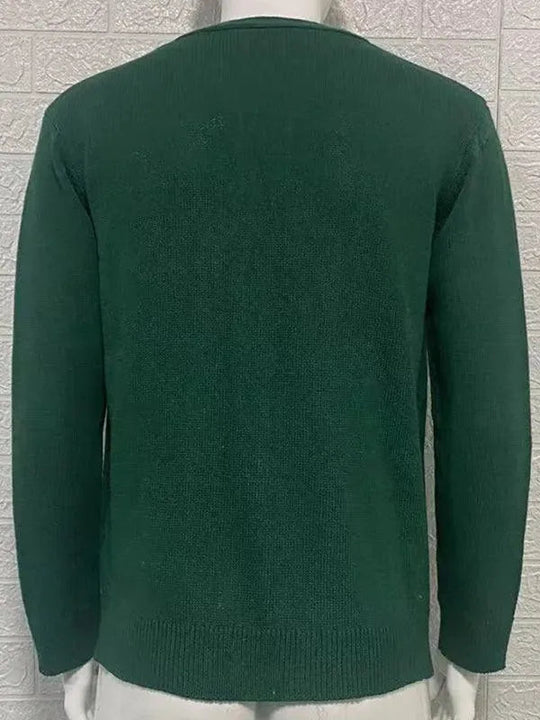 R&B | Ausschnitt Herren Strickjacke Pullover