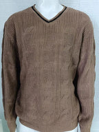 R&B | Ausschnitt Slim Fit Herren Pullover Sweatshirt