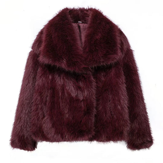 R&B | Warme Pelzjacke Für Damen In Stilvollem Design