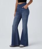 R&B | Hoch Taillierte, Ausgestellte Jeans