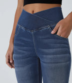 R&B | Hoch Taillierte, Ausgestellte Jeans