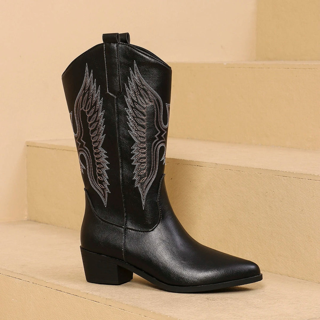 R&B | Bestickte Western Cowboy Stiefel