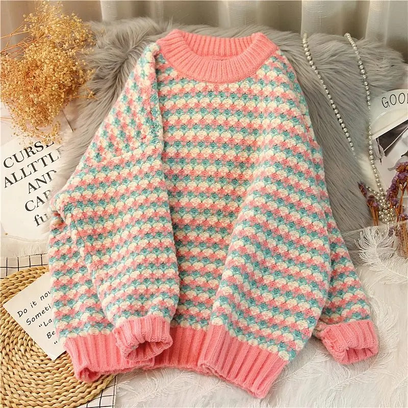 R&B | Lockere O Ausschnitt Pullover