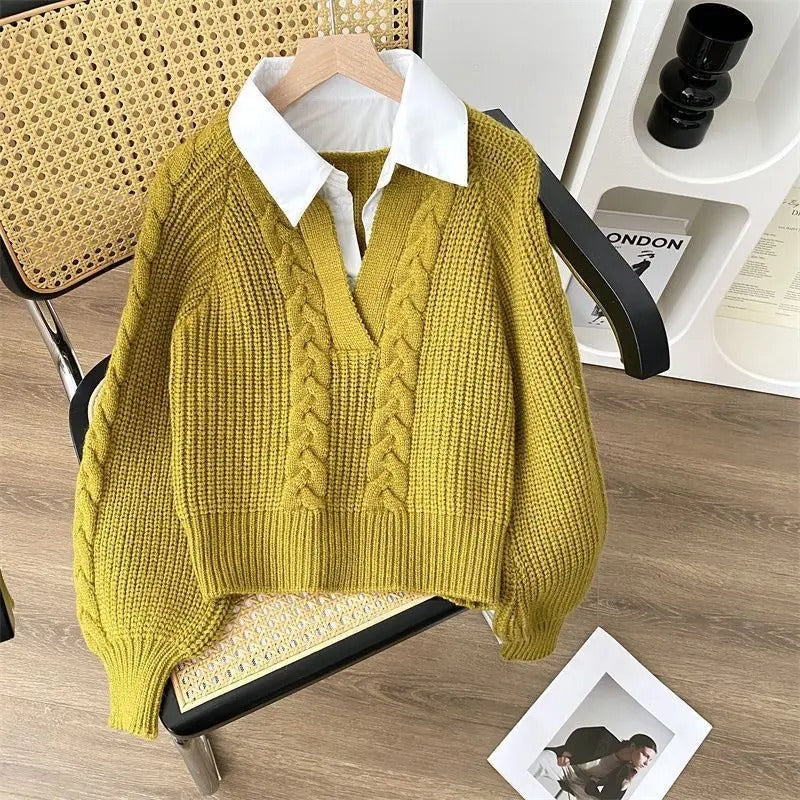 R&B | Strickpullover Im Retro Modestil