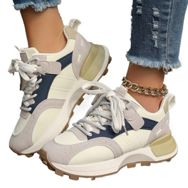 Damen Mischfarben Sneakers R&B