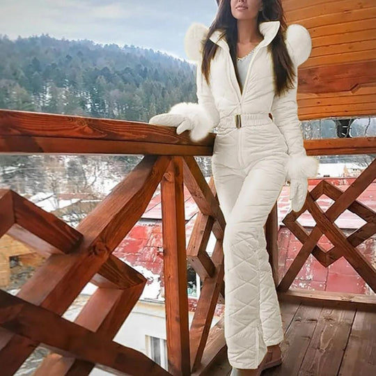 R&B | Stilvoller Winter Casual Snowboard Skianzug mit Reißverschluss für Frauen