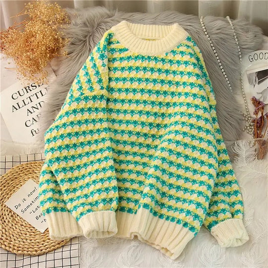 R&B | Lockere O Ausschnitt Pullover