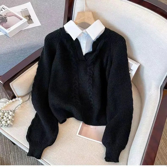 R&B | Strickpullover Im Retro Modestil