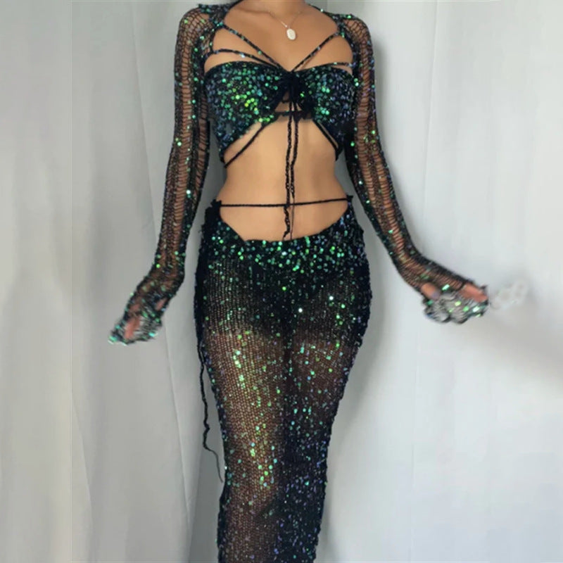 R&B | Kjole Polyester Stilfull Hverdagsantrekk