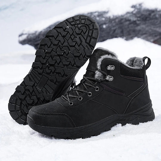 Wasserdichte Winterstiefel aus Leder R&B