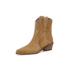 Spitzes Wedge-Ankle-Boots R&B