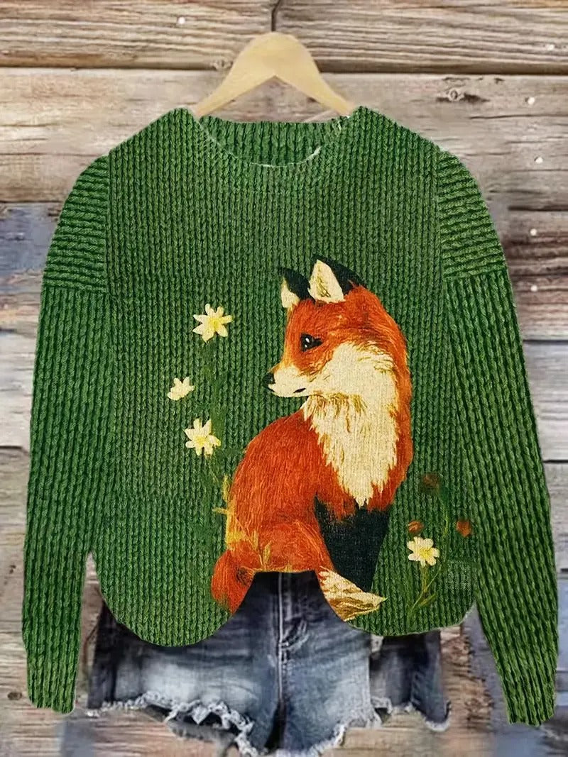 R&B | Bedruckter Pullover für Damen