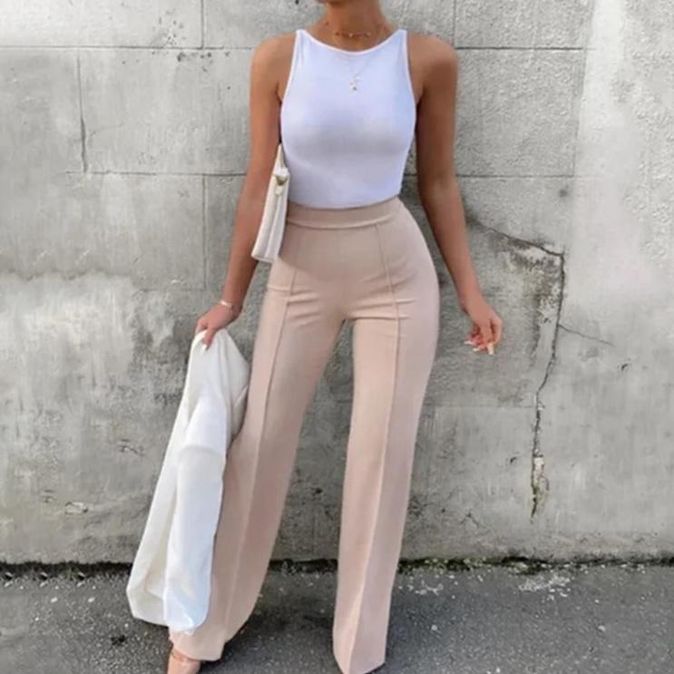 R&B | Damen Slim Flared Hose