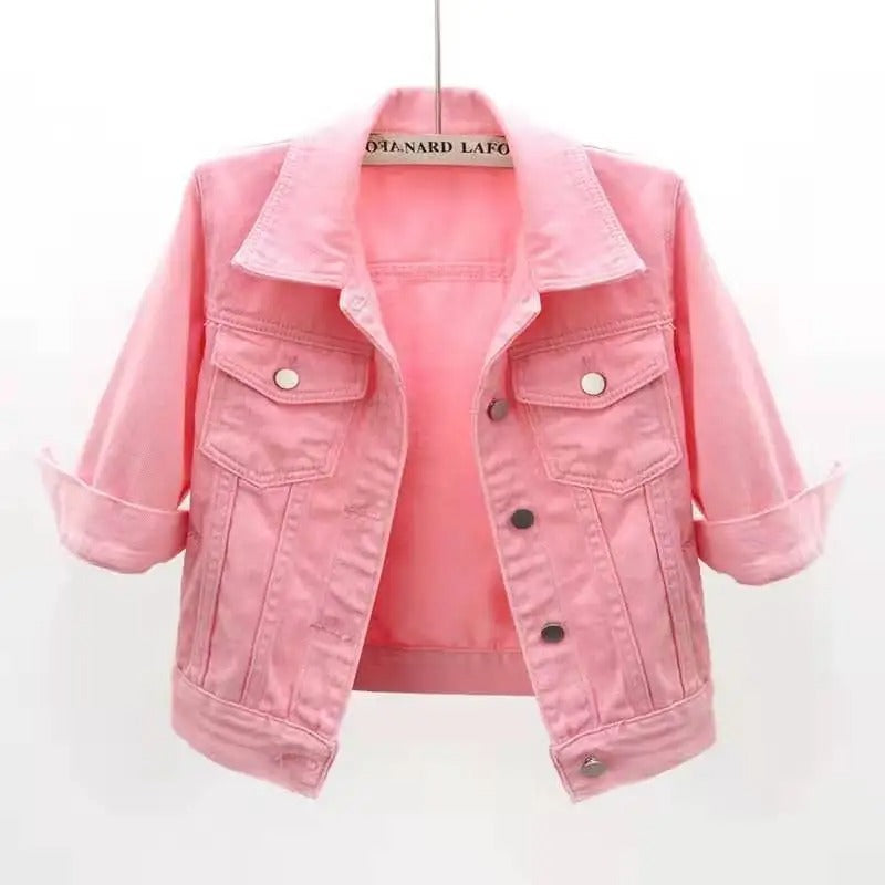 R&B | Damen Jeansjacke mit Klassischer Passform