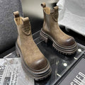Damen Lederstiefel mit Chunky Plateau & Trendigem Design | R&B