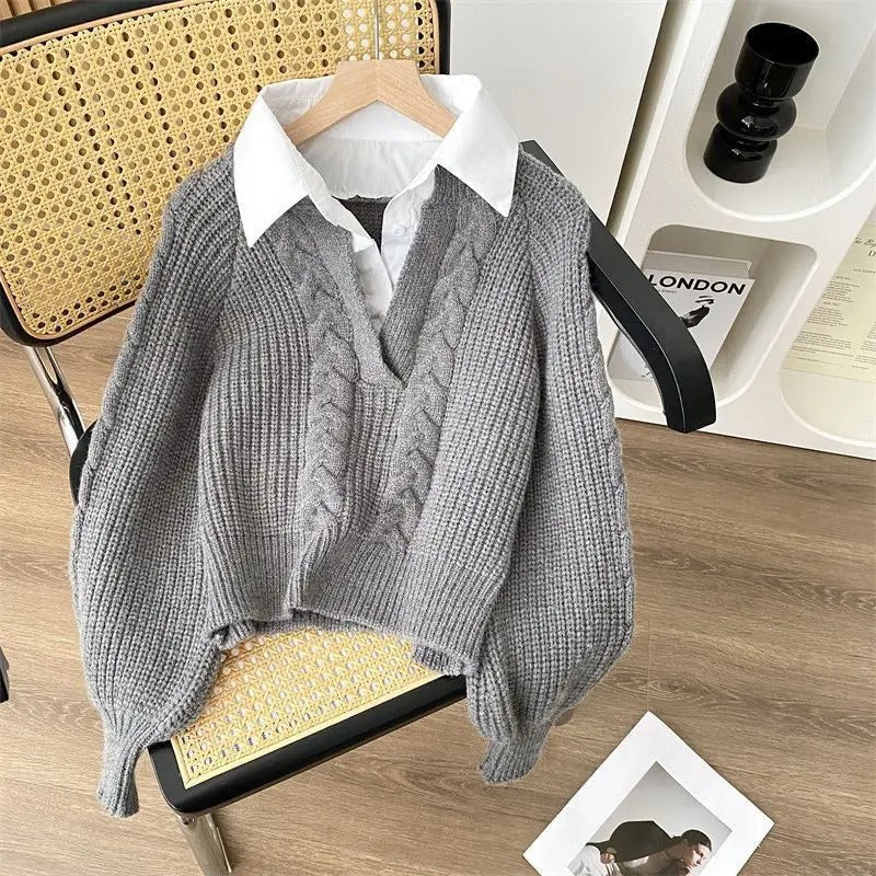 R&B | Strickpullover Im Retro Modestil