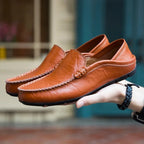 Herren-Loafer aus echtem Leder R&B