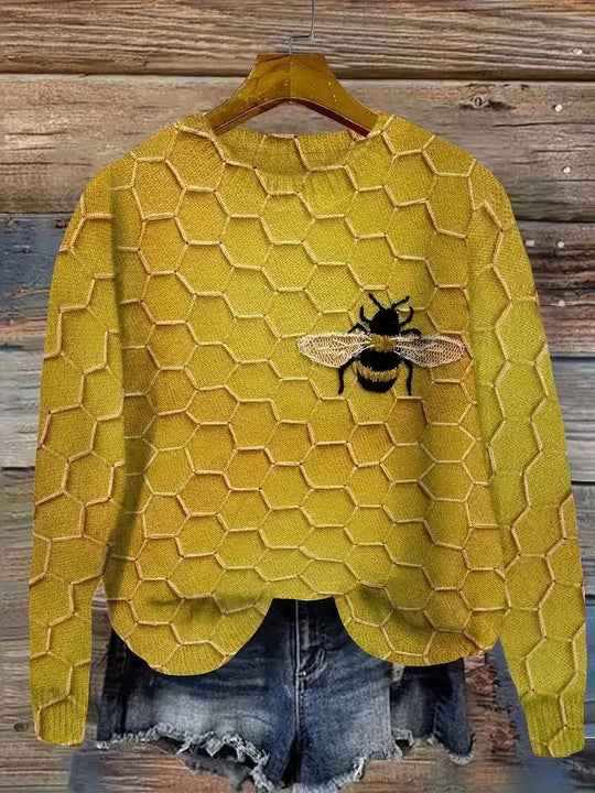 R&B | Bedruckter Pullover für Damen