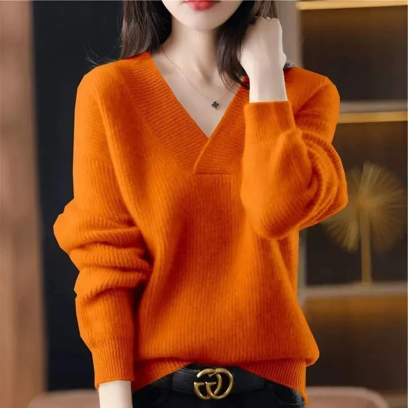 R&B | Pullover mit V-Ausschnitt für Damen