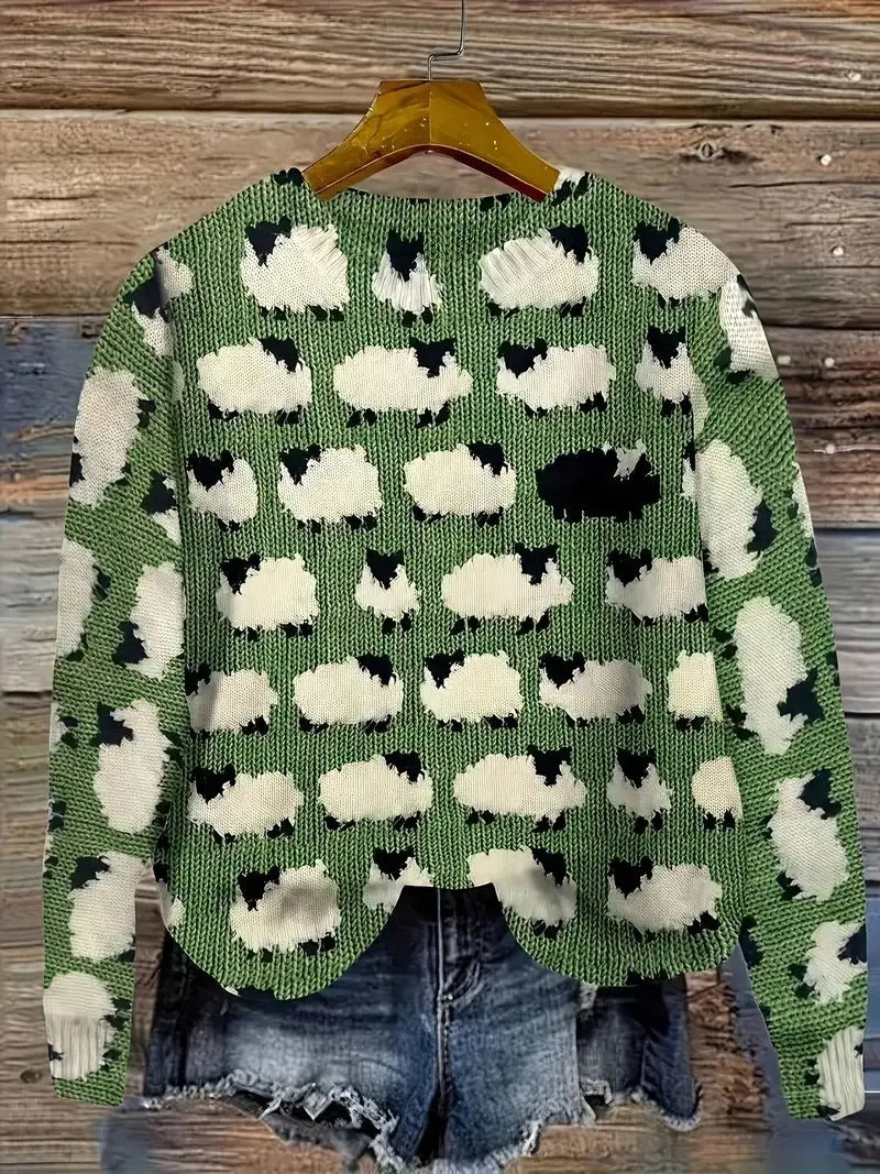 R&B | Bedruckter Pullover für Damen
