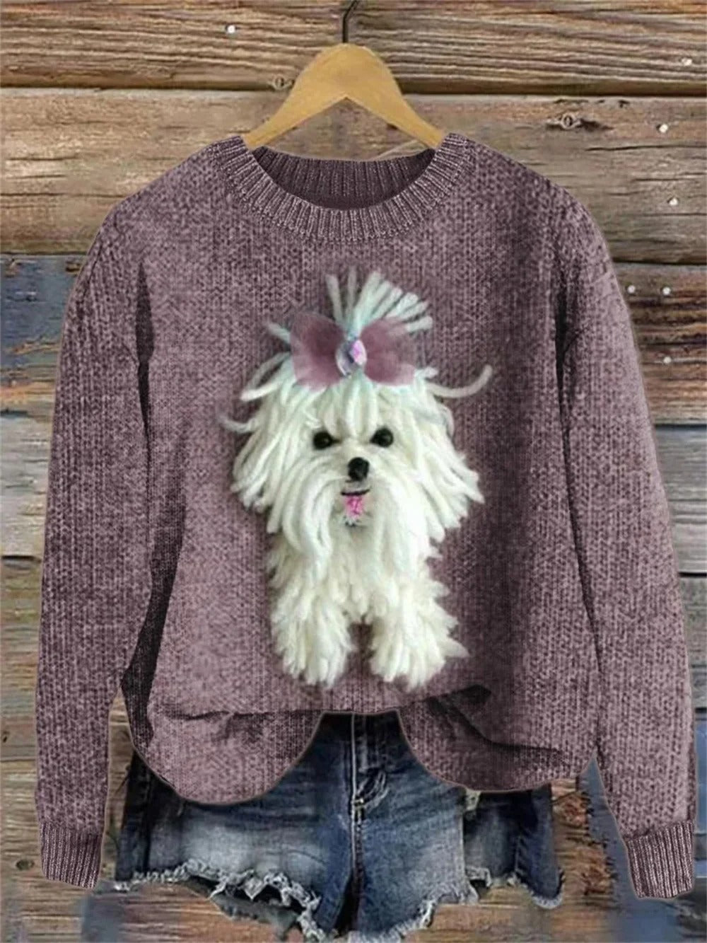 R&B | Bedruckter Pullover für Frauen
