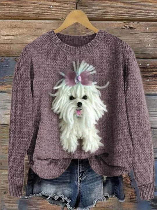 R&B | Bedruckter Pullover für Frauen