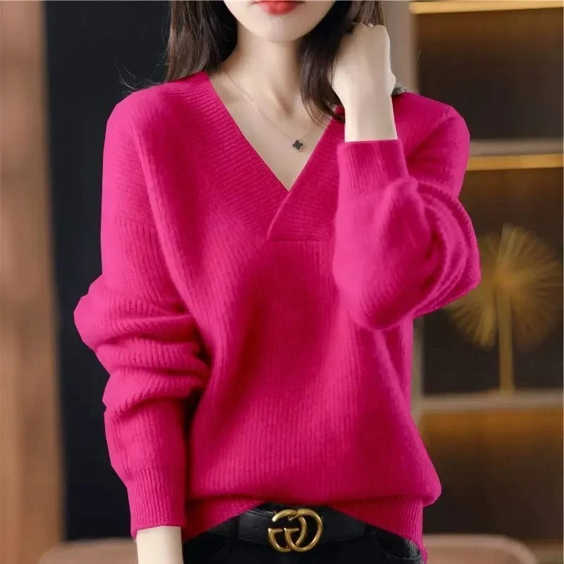 R&B | Pullover mit V-Ausschnitt für Damen
