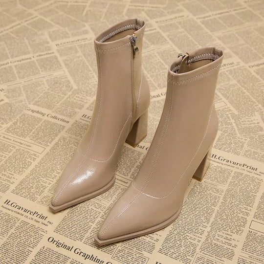 R&B | Winter Plus Samt Spitzenstiefel
