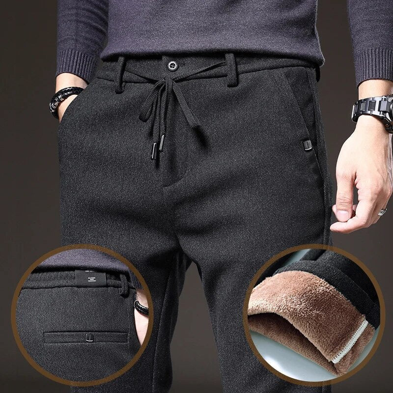 R&B | Männer Winter Fleece Warme Casual Hosen